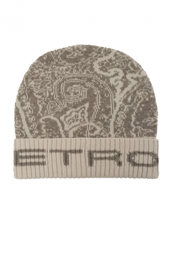 Etro Wool check hat